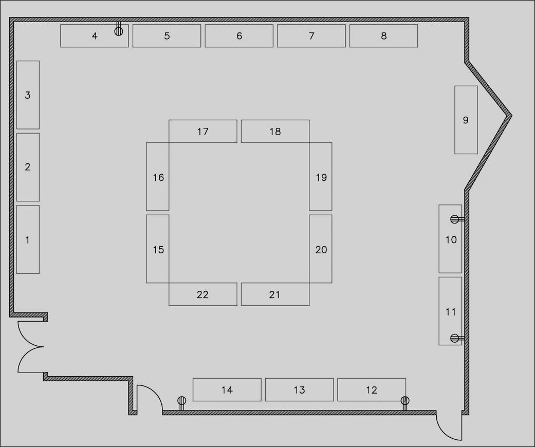 Keycon 2013 Dealers Room Layout